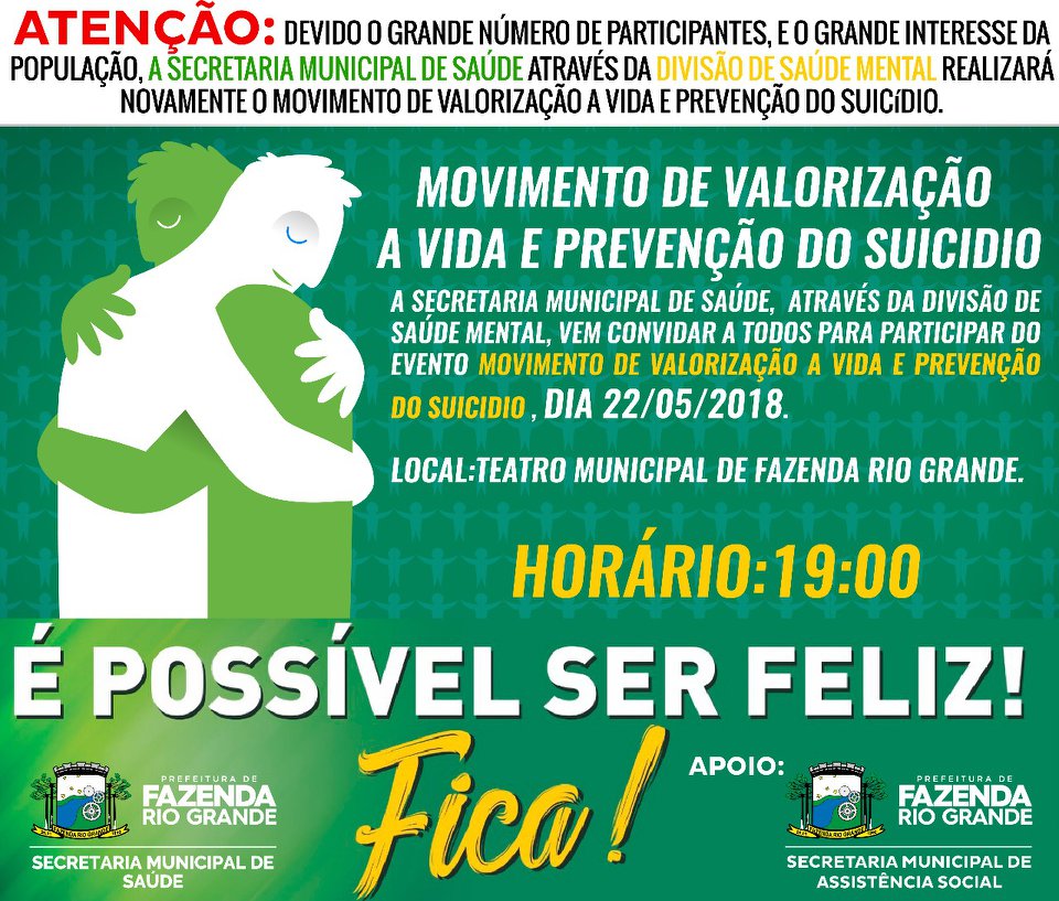 Palestra orienta pais sobre os comportamentos e perfis suicidas dos jovens Palestra orienta pais sobre os comportamentos e perfis suicidas dos jovens